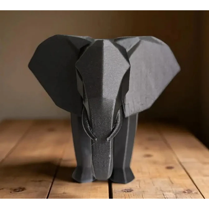 Decoración - Elefante Polígono Minimalista 3