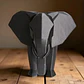 Decoración - Elefante Polígono Minimalista - Miniatura 3