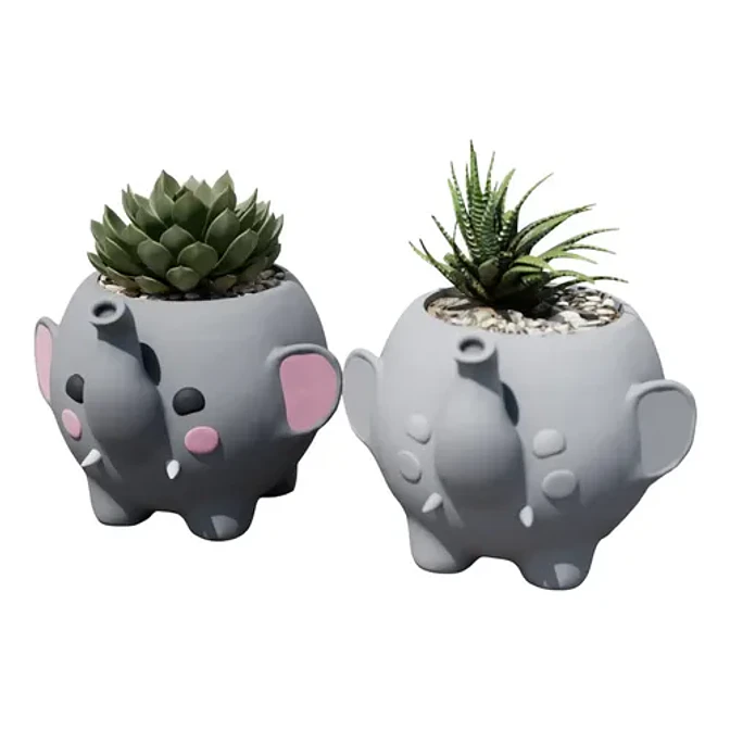 Macetero Diseño Elefante 1
