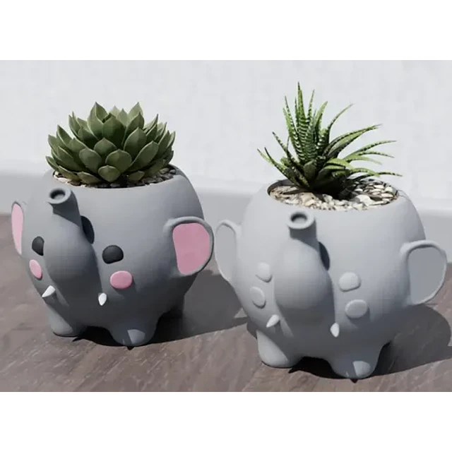 Macetero Diseño Elefante