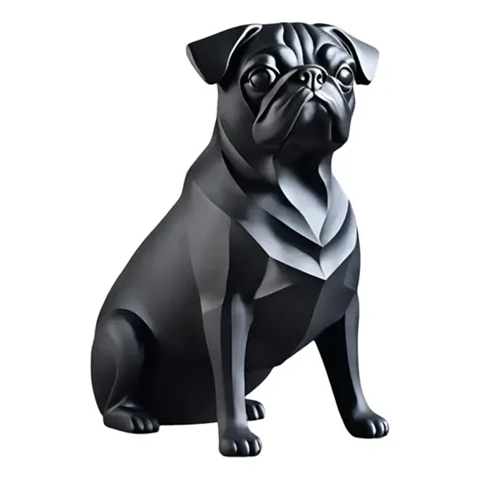 Decoración - Pug Minimalista 1