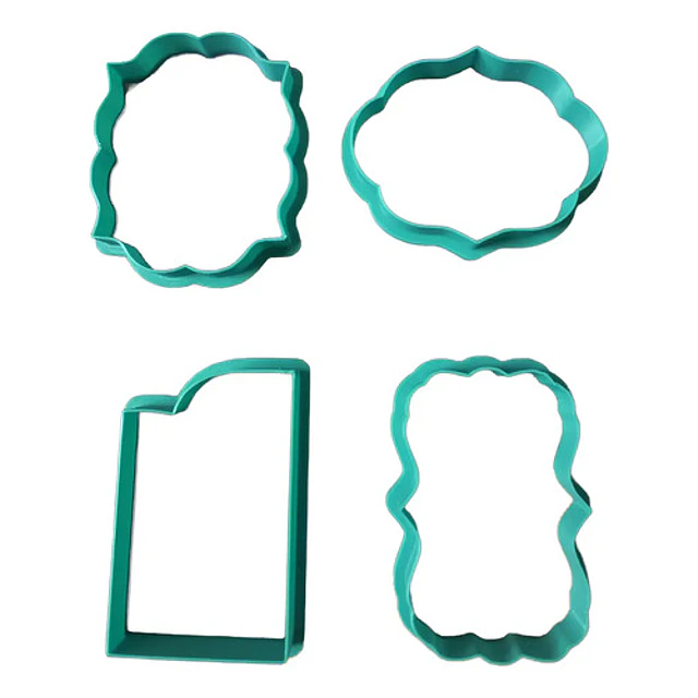 Cortador De Galletas - Marcos Y Formas (pack 4 Unidades)
