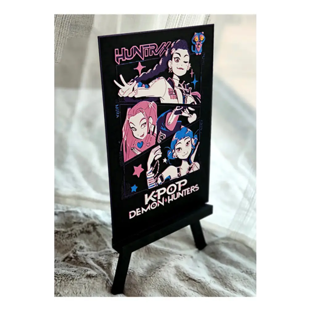 Figura Poster 3d - Kpop 3