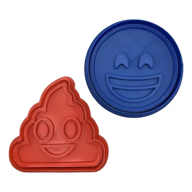 Cortador De Galletas - Emojis (pack 2 Unidades)