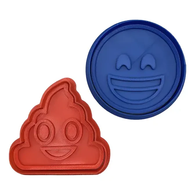 Cortador De Galletas - Emojis (pack 2 Unidades) 1