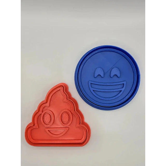 Cortador De Galletas - Emojis (pack 2 Unidades)