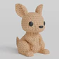 Mini Figura - Canguro Estilo Tejido - Miniatura 4