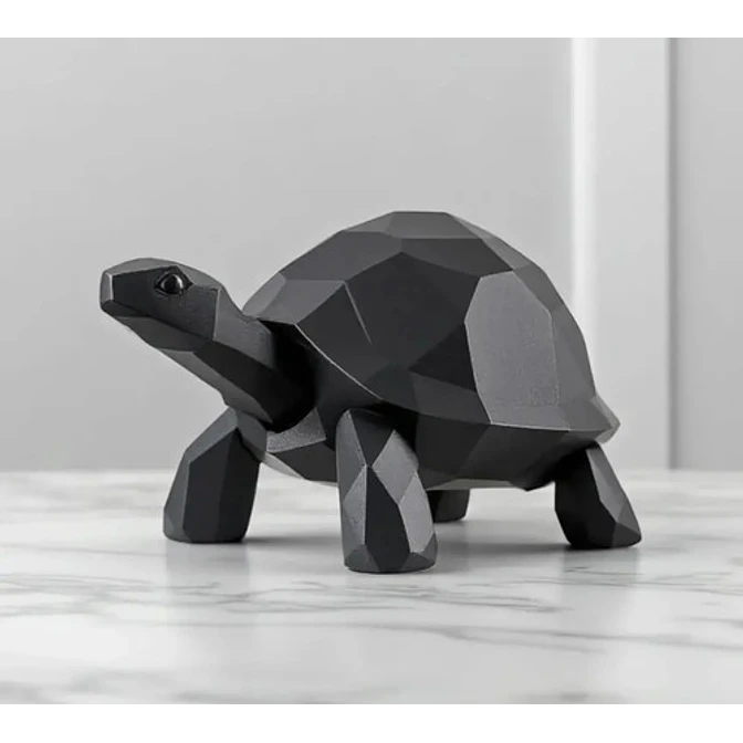Decoración - Tortuga Caminando Polígono 3