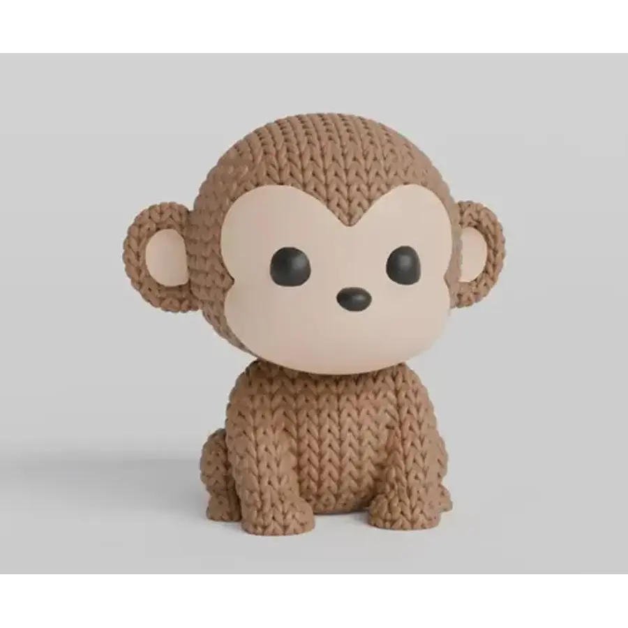 Mini Figura - Mono Estilo Tejido