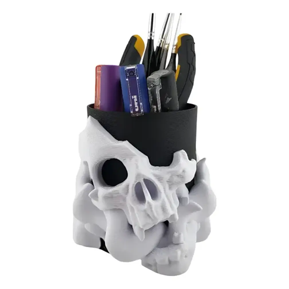 Portalápices - Diseño Calavera 1