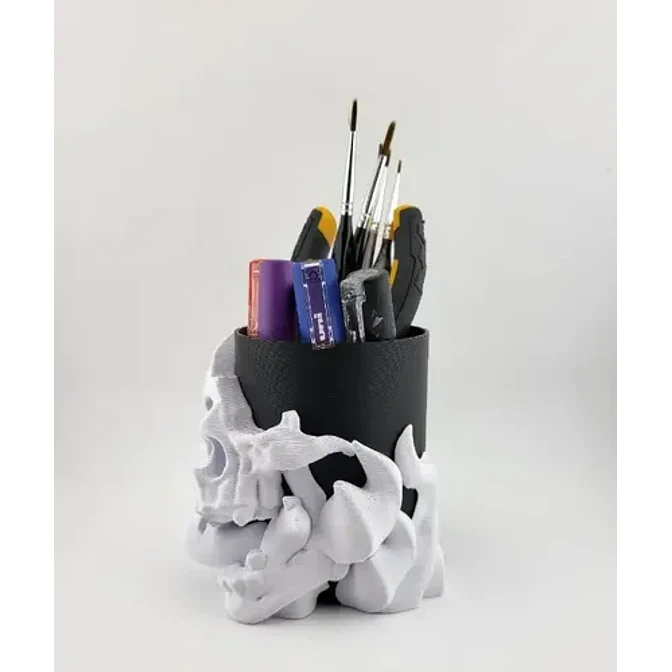 Portalápices - Diseño Calavera 3