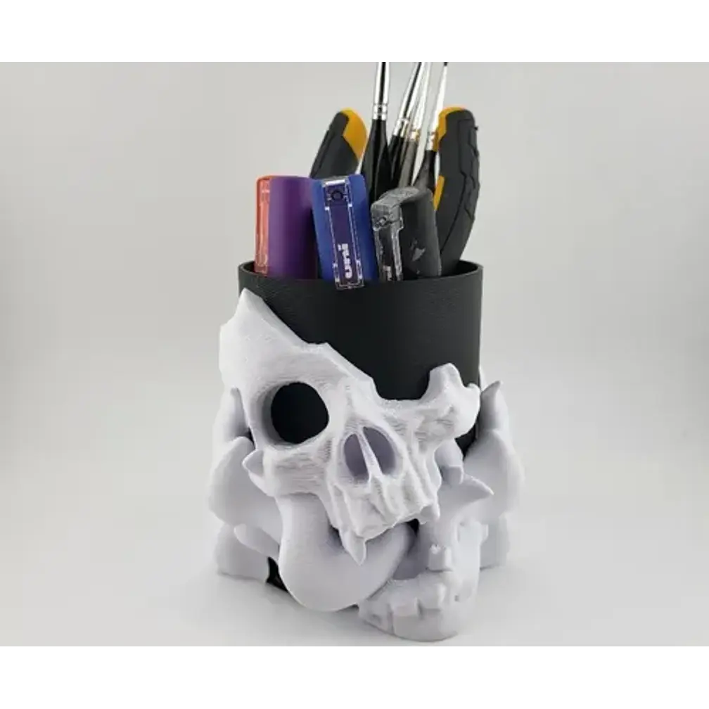 Portalápices - Diseño Calavera 6