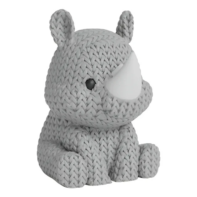 Mini Figura - Rinoceronte Estilo Tejido