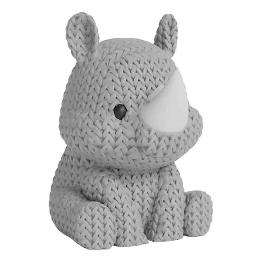 Mini Figura - Rinoceronte Estilo Tejido