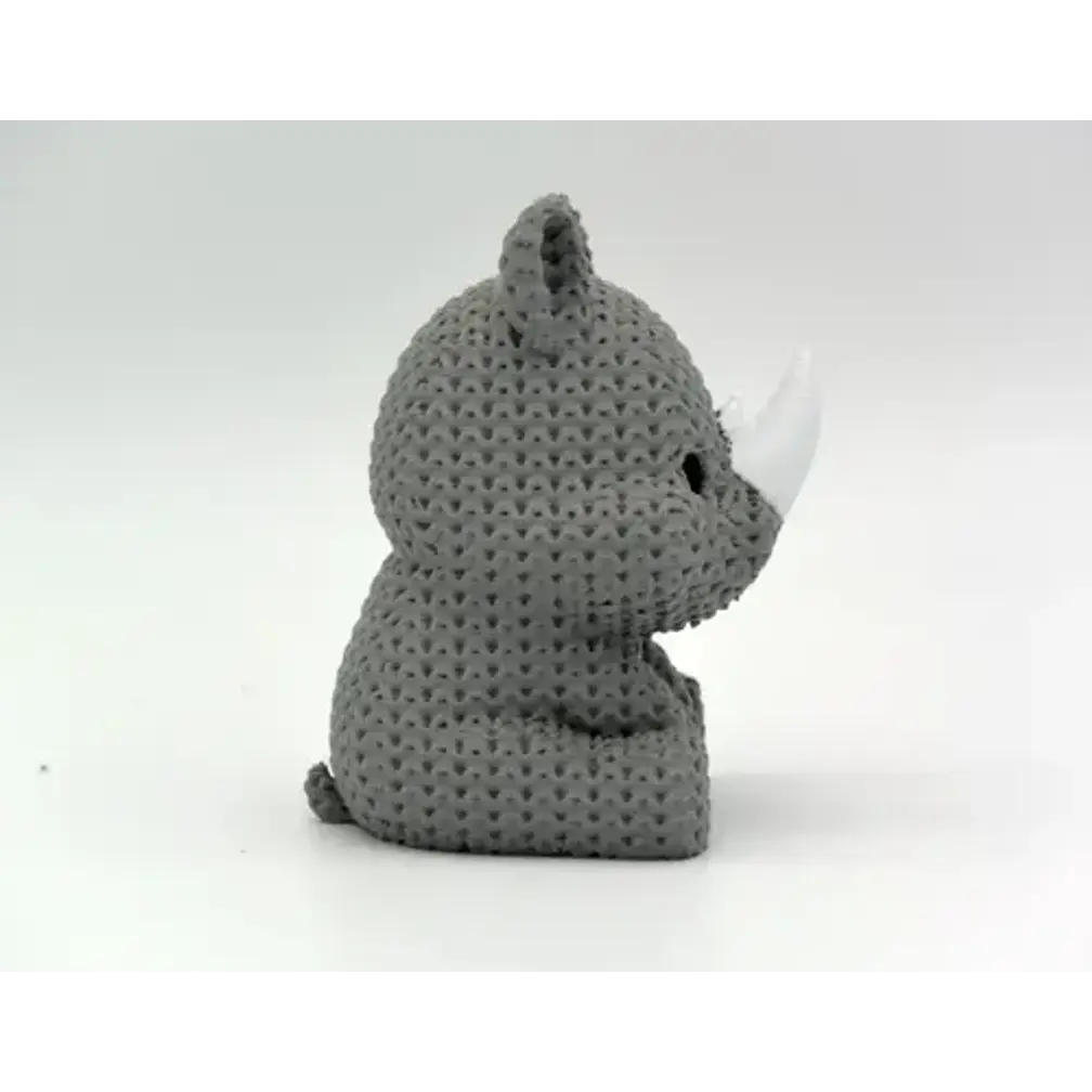 Mini Figura - Rinoceronte Estilo Tejido 4