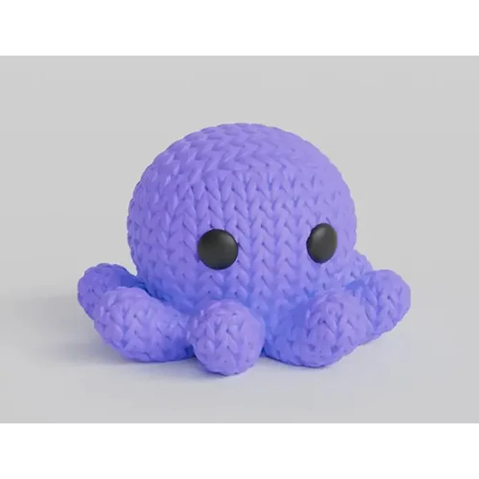 Mini Figura - Pulpo Estilo Tejido 3