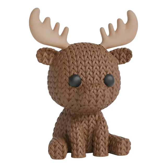 Mini Figura - Alce Estilo Tejido
