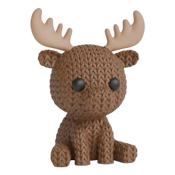 Mini Figura - Alce Estilo Tejido 1