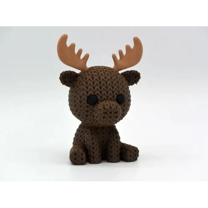 Mini Figura - Alce Estilo Tejido 3