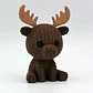 Mini Figura - Alce Estilo Tejido - Miniatura 3