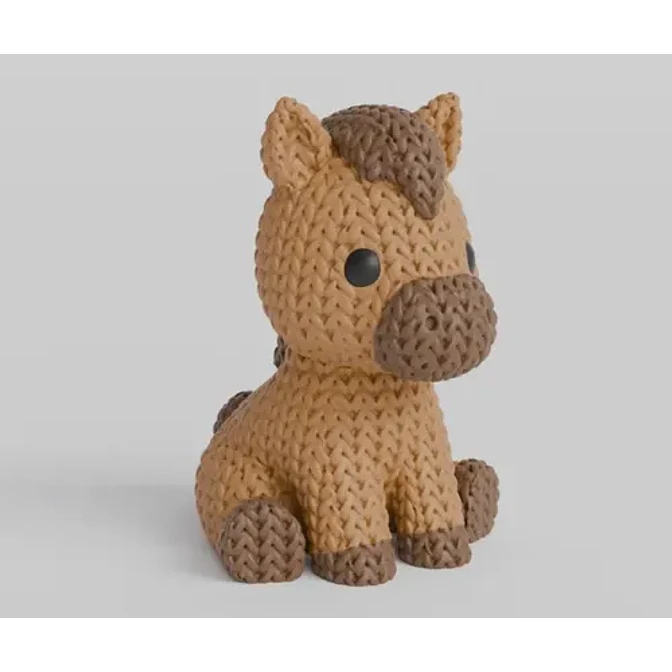 Mini Figura - Caballo Estilo Tejido 2