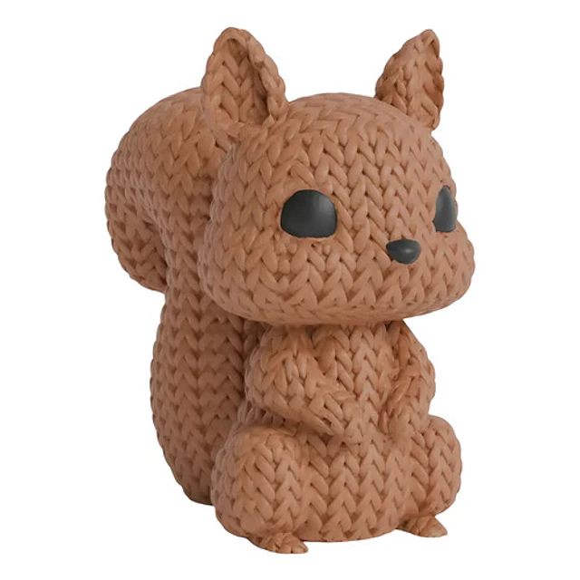 Mini Figura - Ardilla Estilo Tejido