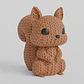 Mini Figura - Ardilla Estilo Tejido - Miniatura 2