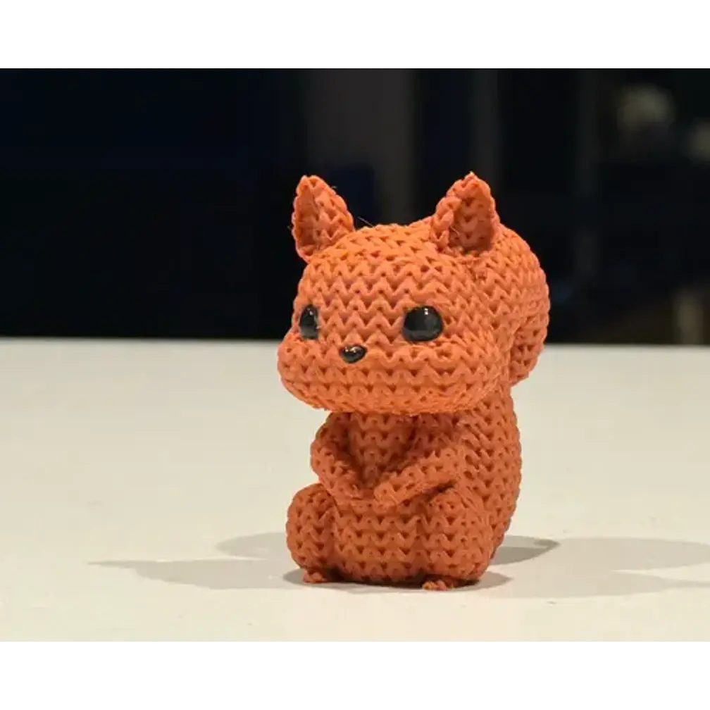 Mini Figura - Ardilla Estilo Tejido 3
