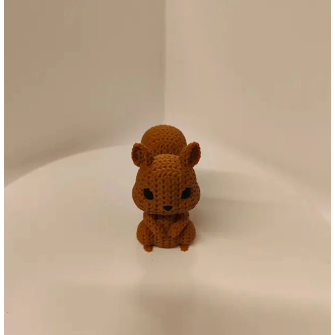 Mini Figura - Ardilla Estilo Tejido 4