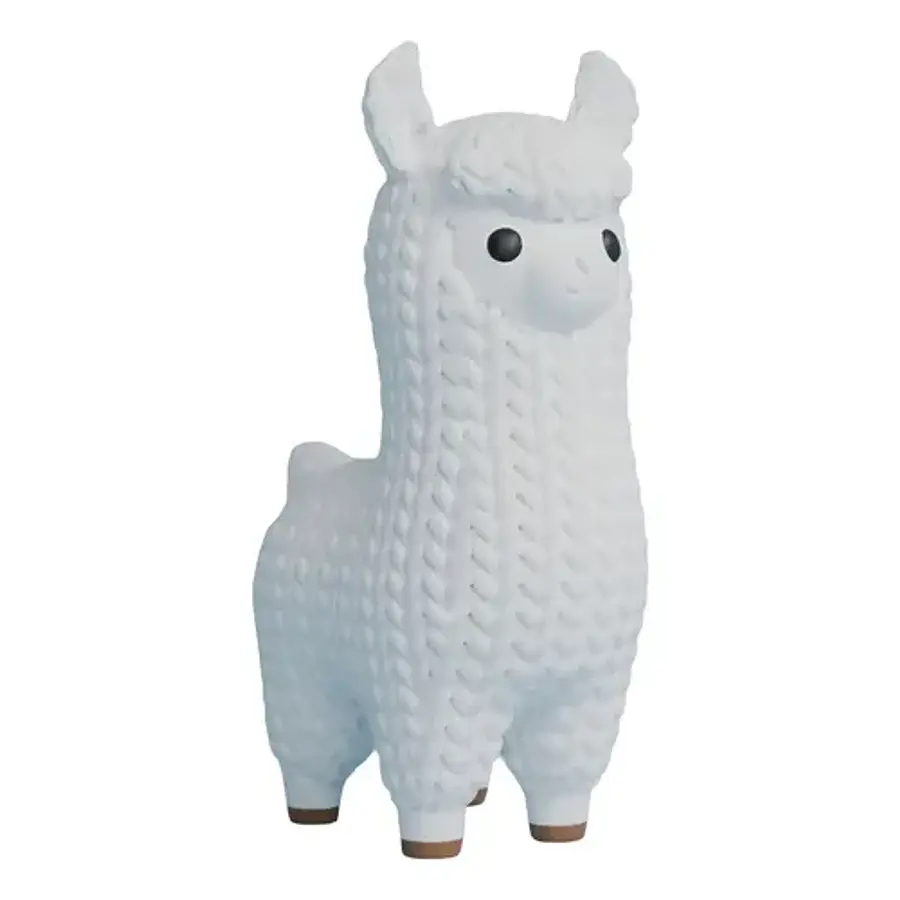 Mini Figura - Llama Estilo Tejido