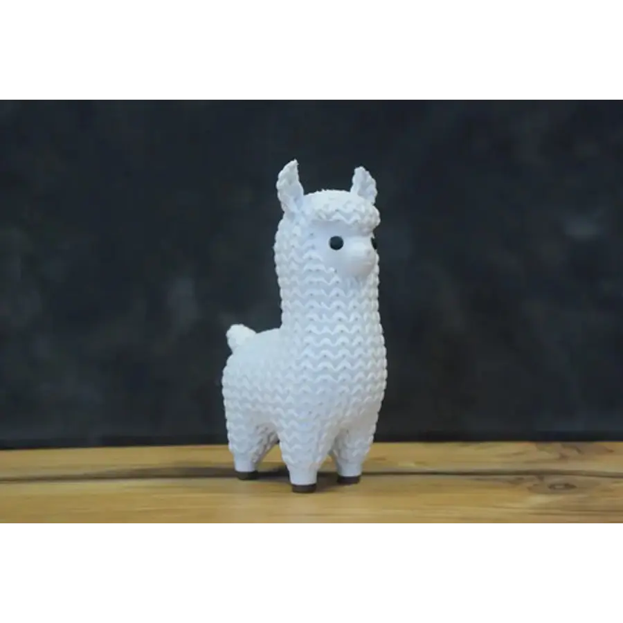 Mini Figura - Llama Estilo Tejido