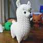 Mini Figura - Llama Estilo Tejido - Miniatura 3