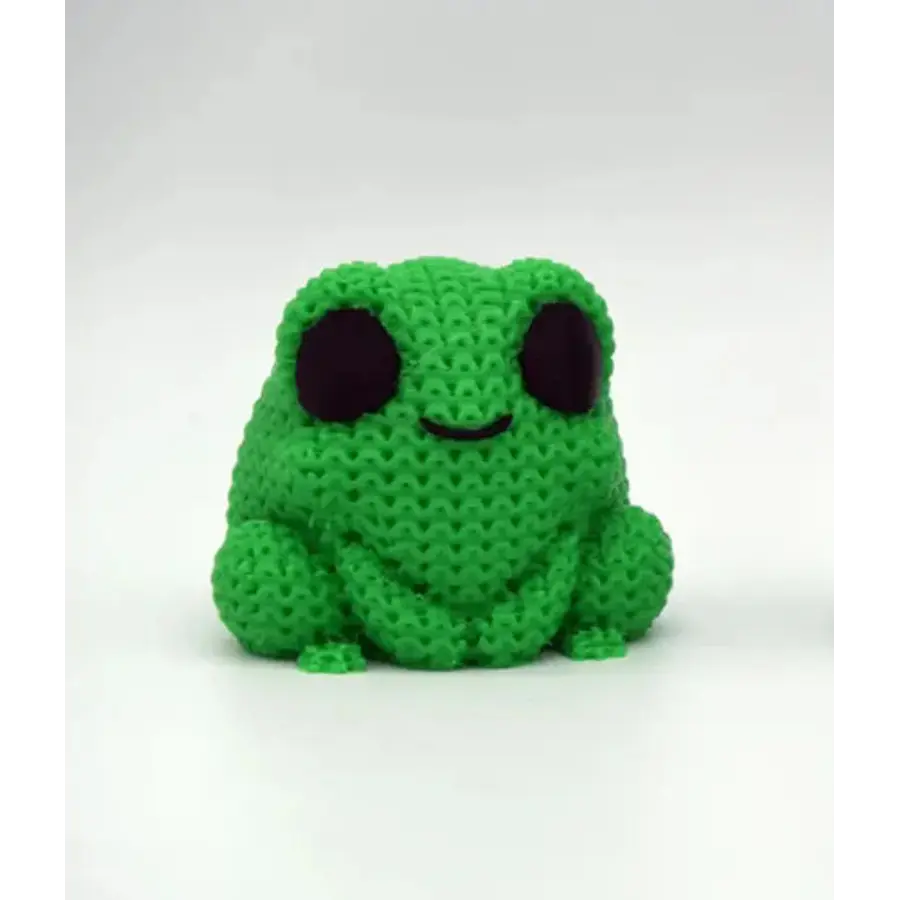 Mini Figura - Rana Estilo Tejido