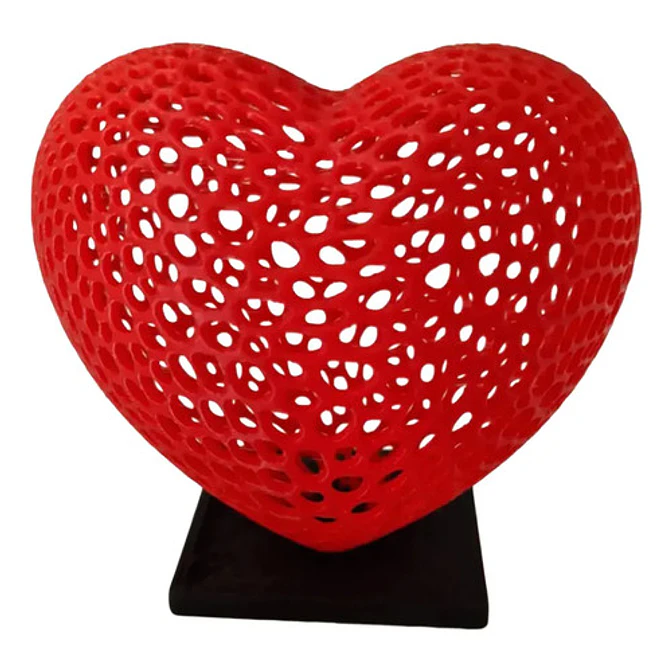 Decoración Voronoi - Corazón 1