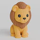 Mini Figura - León Estilo Tejido - Miniatura 2
