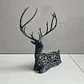 Decoración Ciervo Voronoi - Miniatura 3