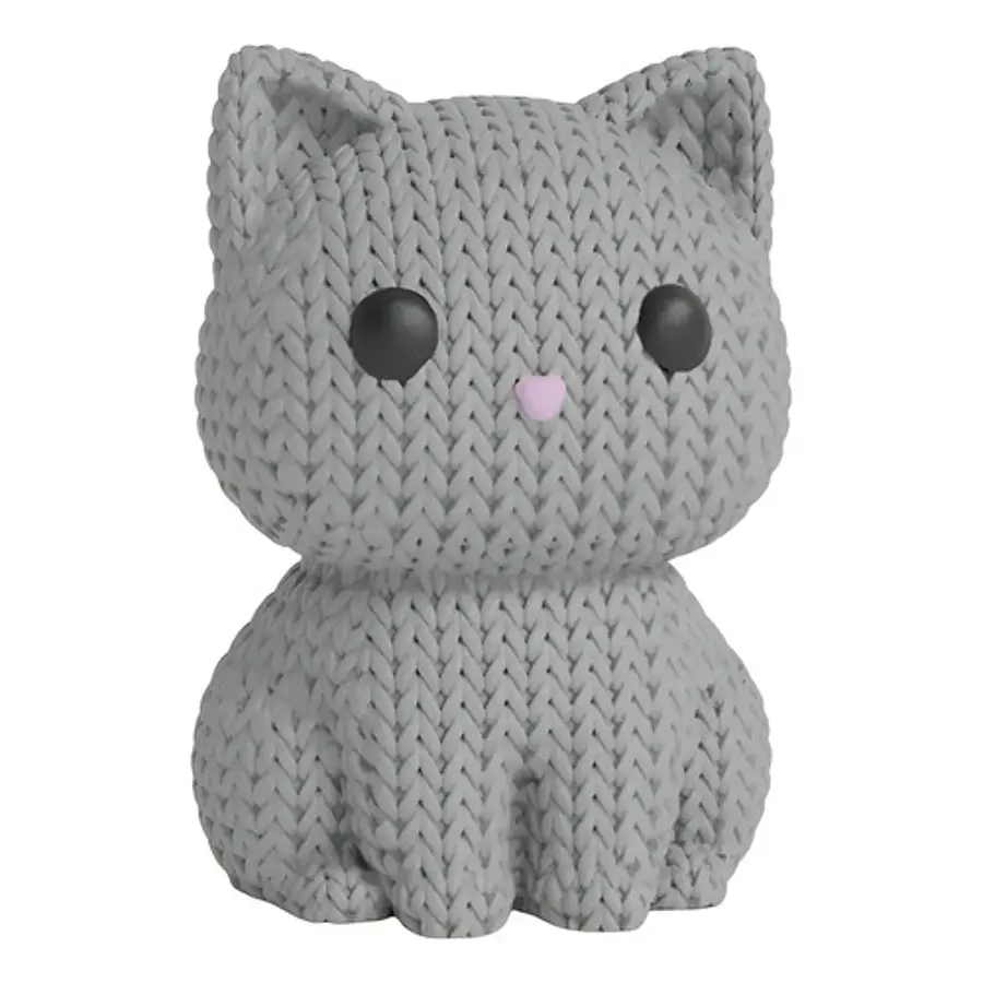 Mini Figura - Gato Estilo Tejido