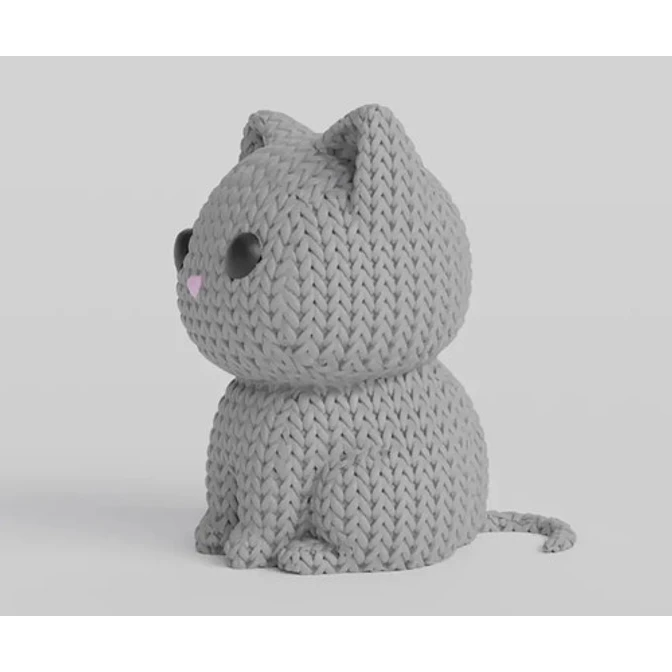 Mini Figura - Gato Estilo Tejido 3