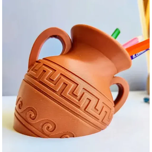 Portalápices - Diseño Grecia