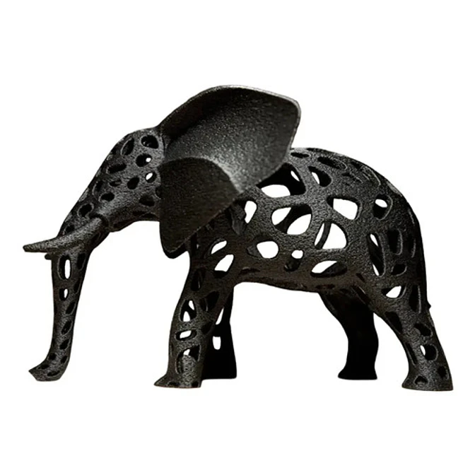 Decoración Voronoi - Elefante 1