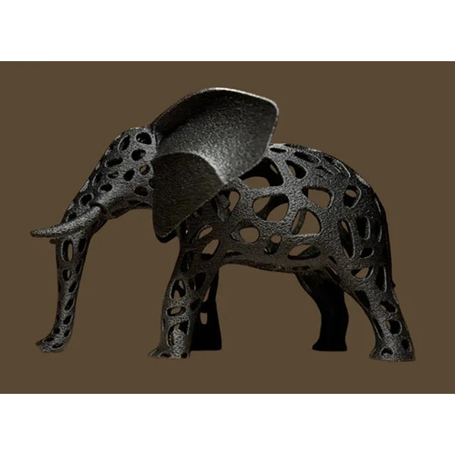 Decoración Voronoi - Elefante