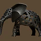 Decoración Voronoi - Elefante - Miniatura 2
