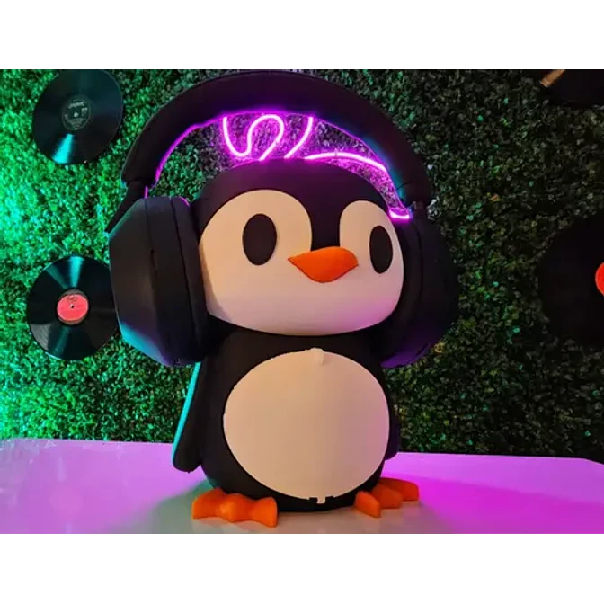 Soporte Para Audífonos - Diseño Pingüino 4