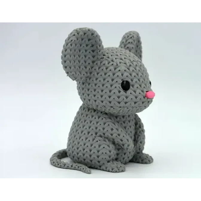 Mini Figura - Ratón Estilo Tejido 4