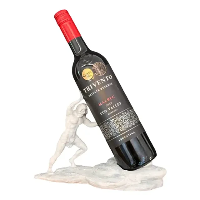Soporte De Vino - Dios Griego