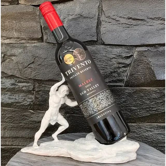 Soporte De Vino - Dios Griego