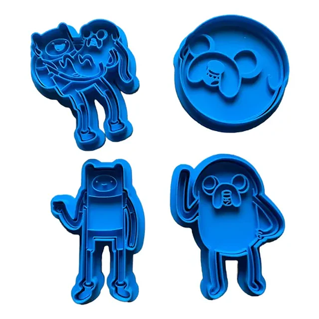 Cortador De Galletas Hora De Aventura - (pack 4 Unidades)