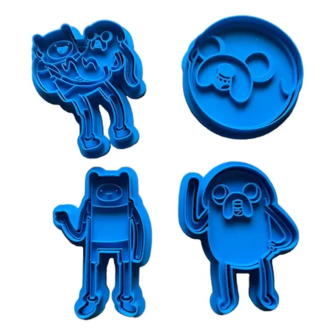 Cortador De Galletas Hora De Aventura - (pack 4 Unidades) 1