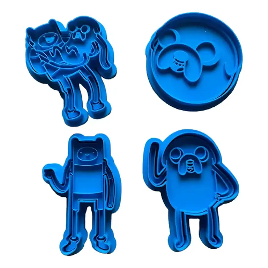Cortador De Galletas Hora De Aventura - (pack 4 Unidades)