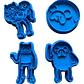 Cortador De Galletas Hora De Aventura - (pack 4 Unidades) - Miniatura 1
